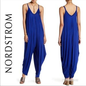 Nordstrom Ooberswank Harem Jumpsuit, Blue, Sz M